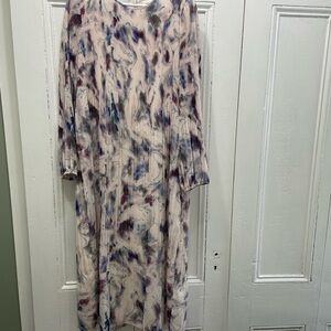 Wilfred Abstract Long Sleeve Daydreamer Dress - Multicolour Aritzia